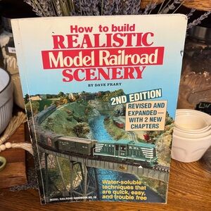 How to Build Realistic Model Railroad Scenery Soft Back Book By Dave Frary